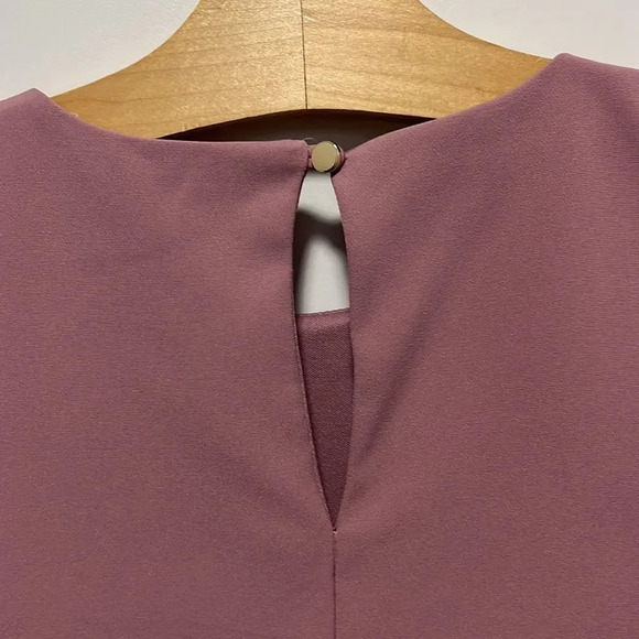 Gianni Bini Girls blush pink dress long sleeves flutter bottom size Small - Picture 6 of 7